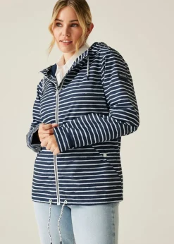 Regatta Navy Stripe Bayletta II Waterproof Breathable Isotex Jacket