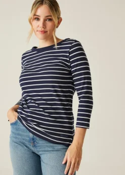 Regatta Navy Stripe Bayletta II Tee