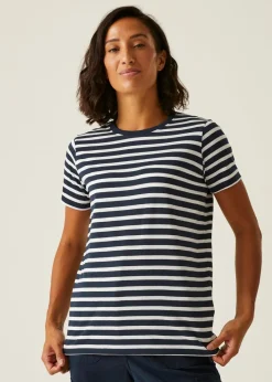 Regatta Navy Stripe Bayletta Tee