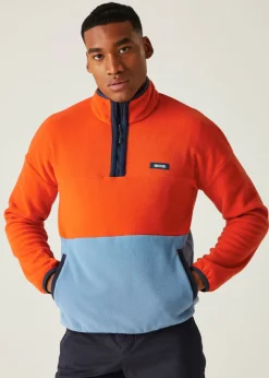 Regatta Orange Men's Callide Half Zip Fleece