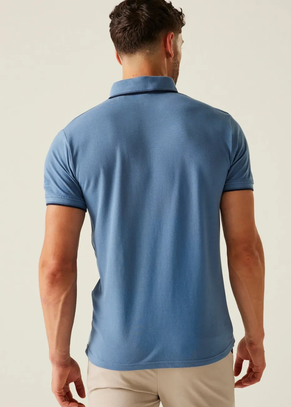 Regatta Pastel Blue Tipping Tadeo II Polo Shirt