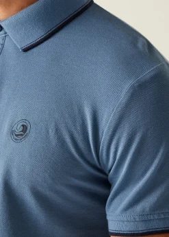 Regatta Pastel Blue Tipping Tadeo II Polo Shirt