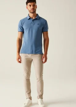 Regatta Pastel Blue Tipping Tadeo II Polo Shirt