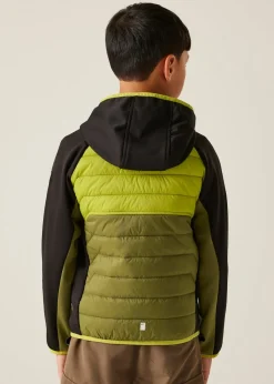 Regatta Sage Green Kids Kielder IX Water Repellent Extol Stretch Jacket (3-16 Years)