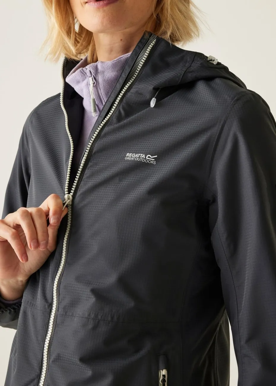 Regatta Seal Grey Oyster Hamara IV Waterproof Breathable Isotex Jacket