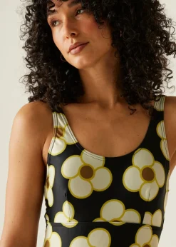 Regatta Spinning Flower Black Orla II Swim Suit