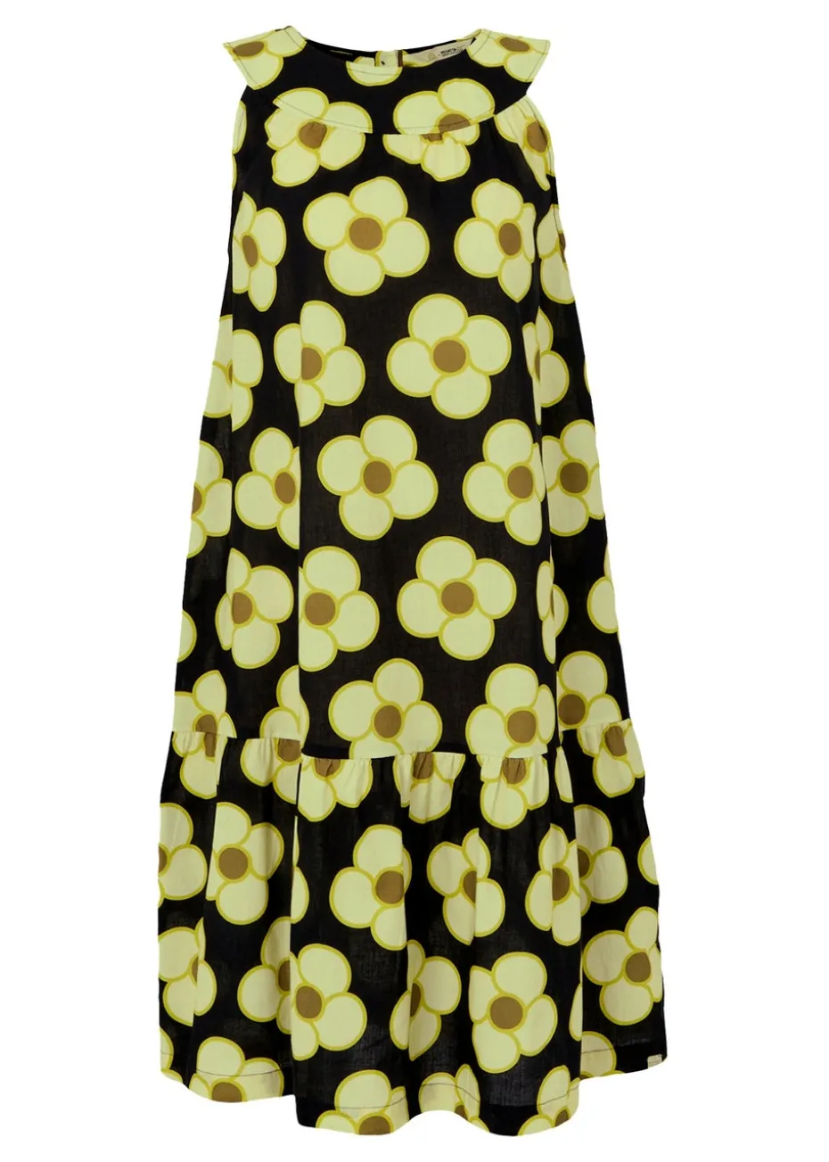 Regatta Spinning Flower Black Orla Kiely Summer II Dress