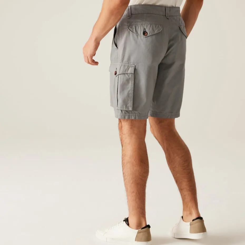 Regatta Storm Grey Shorebay II Multi-Pocket Shorts