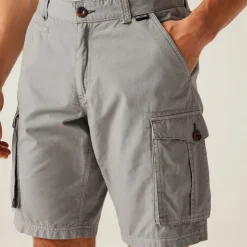 Regatta Storm Grey Shorebay II Multi-Pocket Shorts