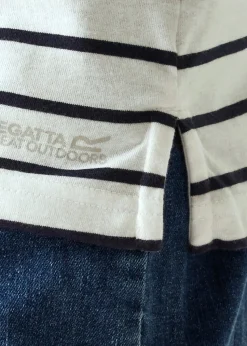 Regatta White/Navy Stripe Bayletta II Tee