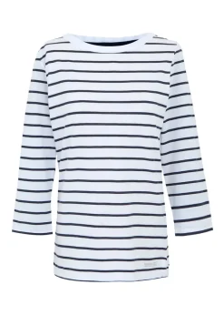 Regatta White/Navy Stripe Bayletta II Tee
