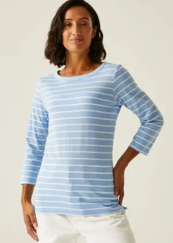 RegattaSky Blue Stripe Bayletta II Tee