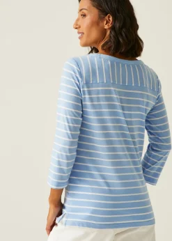RegattaSky Blue Stripe Bayletta II Tee