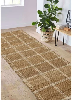 Relay Jute Check Natural Runner