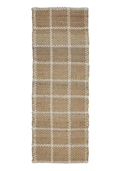 Relay Jute Check Natural Runner