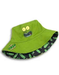 Rick And Morty Green Reversible Pickle Rick Bucket Hat