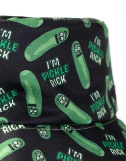 Rick And Morty Green Reversible Pickle Rick Bucket Hat