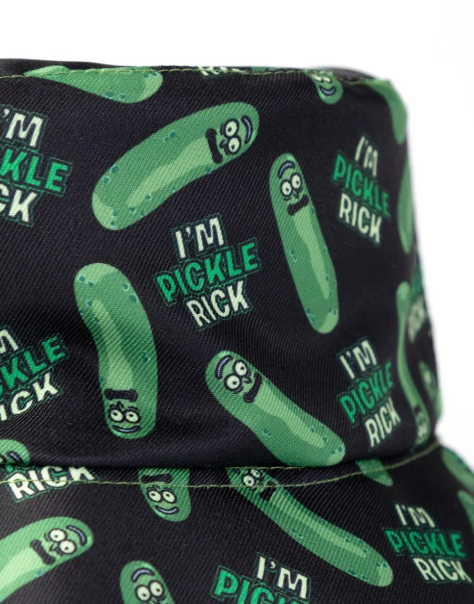 Rick And Morty Green Reversible Pickle Rick Bucket Hat