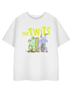 Roald Dahl The Twits Unisex Kids White T-Shirt (3-14 Years)