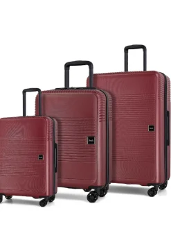 Rock Lincoln Burgundy Suitcase