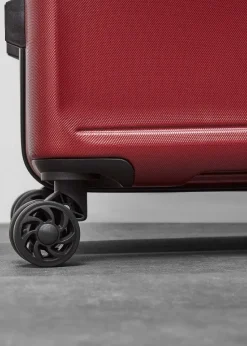 Rock Lincoln Burgundy Suitcase