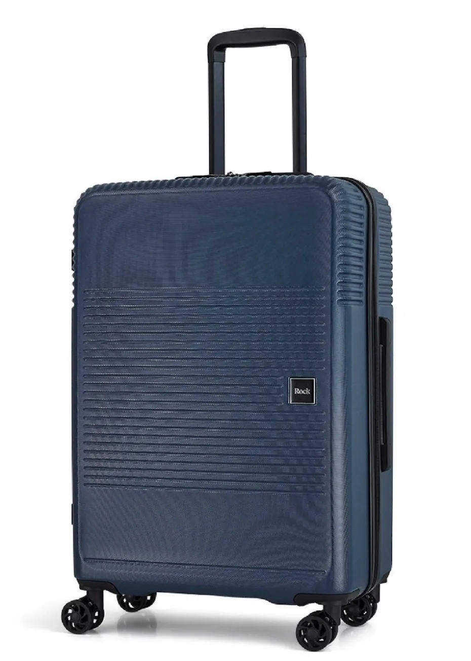 Rock Lincoln Navy Suitcase