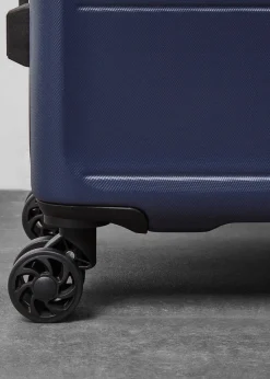 Rock Lincoln Navy Suitcase