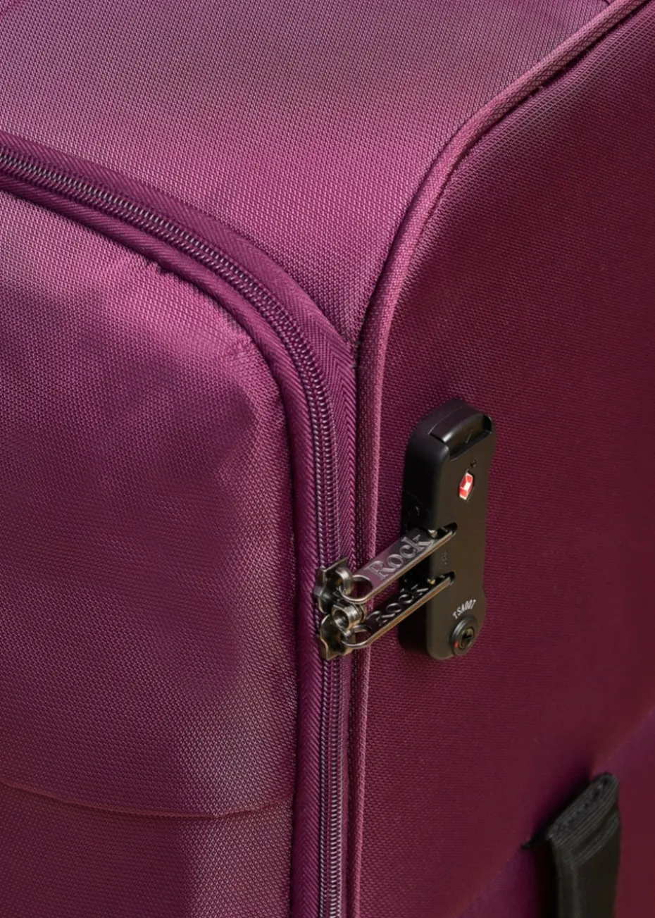 Rock Paris Suitcase Purple