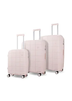 Rock Pixel Suitcase Pastel Pink