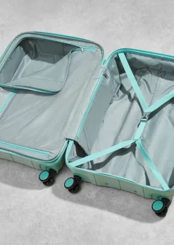 Rock Pixel Suitcase Pastel Green