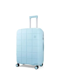 Rock Pixel Suitcase Pastel Blue