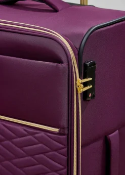 Rock Sloane Suitcase Purple