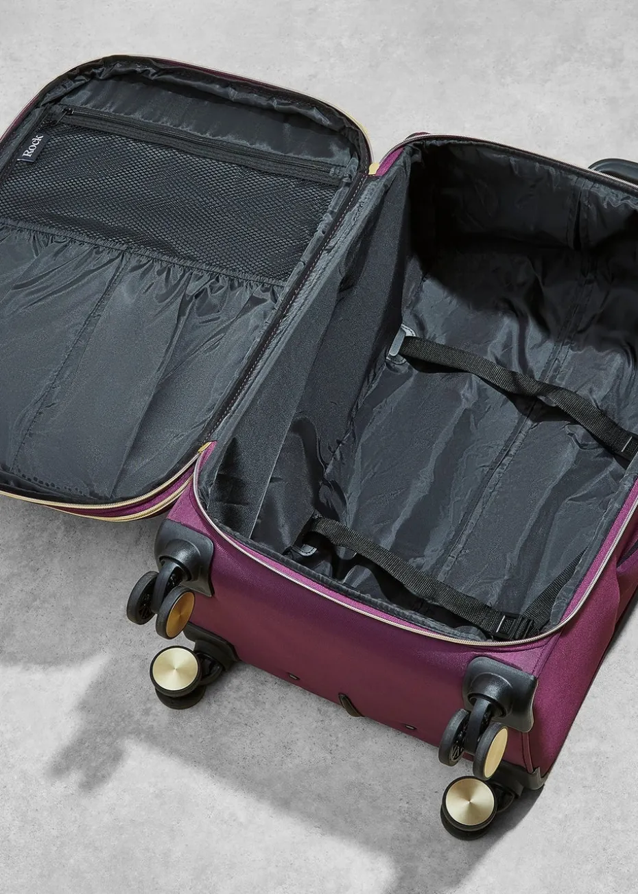 Rock Sloane Suitcase Purple