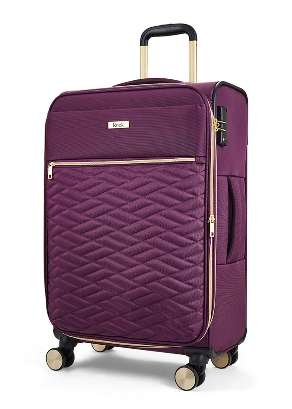 Rock Sloane Suitcase Purple