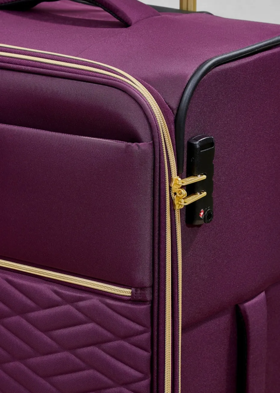 Rock Sloane Suitcase Purple