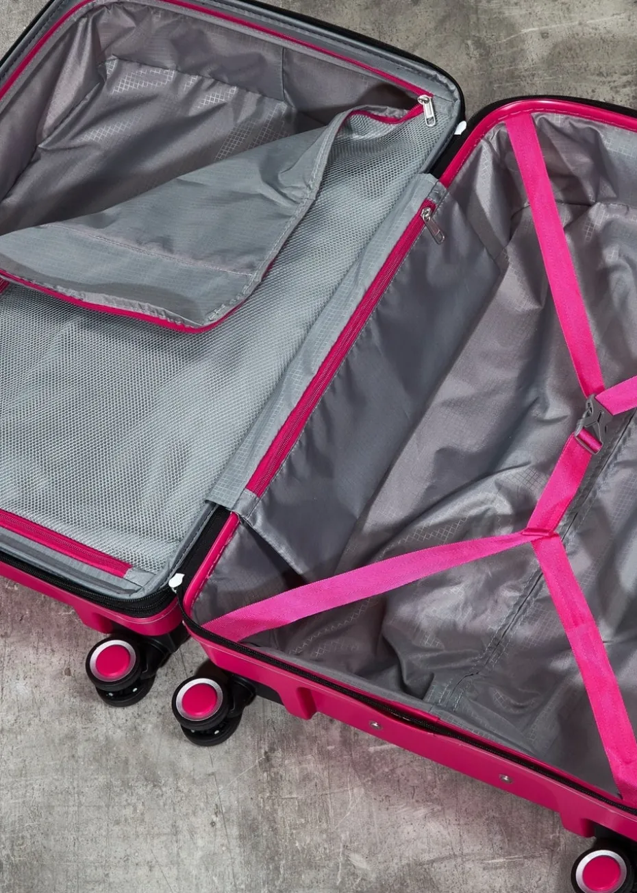 Rock Sunwave Suitcase Pink