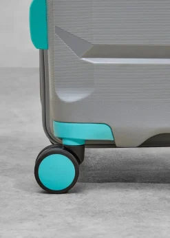 Rock Tulum Suitcase Grey/Aqua