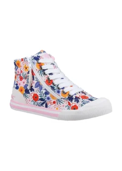 Rocket Dog White Jazzin Malden Floral Shoes