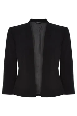 Roman Black 3/4 Sleeve Rochette Jacket