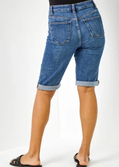 Roman Denim Essential Stretch Knee Length Shorts