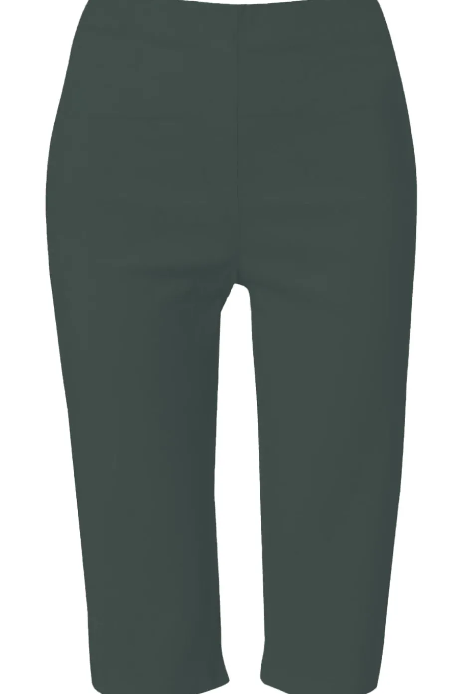 Roman Forest Elastic Waist Knee Length Stretch Shorts