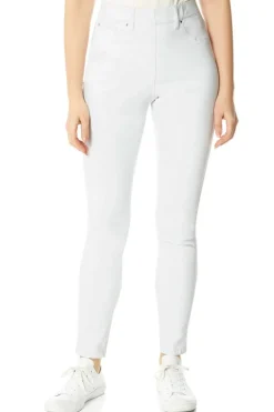 Roman White Elastic Waist 31" Denim Stretch Jegging