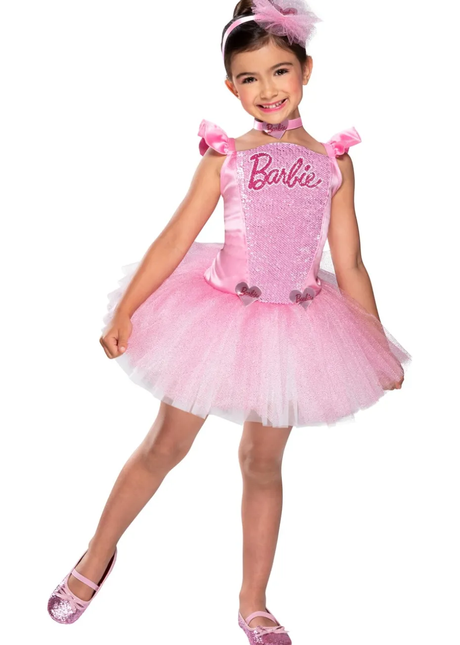 Rubies Kids Barbie Ballerina Fancy Dress Costume (3-8 yrs)