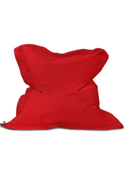 rucomfy Indoor/Outdoor Giant Squashy Squarbie Red Beanbag