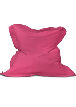 rucomfy Indoor/Outdoor Giant Squashy Squarbie Cerise Fuchsia Beanbag