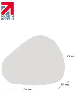 rucomfy Indoor/Outdoor Slouchbag Turquoise Beanbag