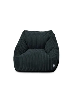 rucomfy Jumbo Cord Big Kids Snuggle Chair Navy Beanbag