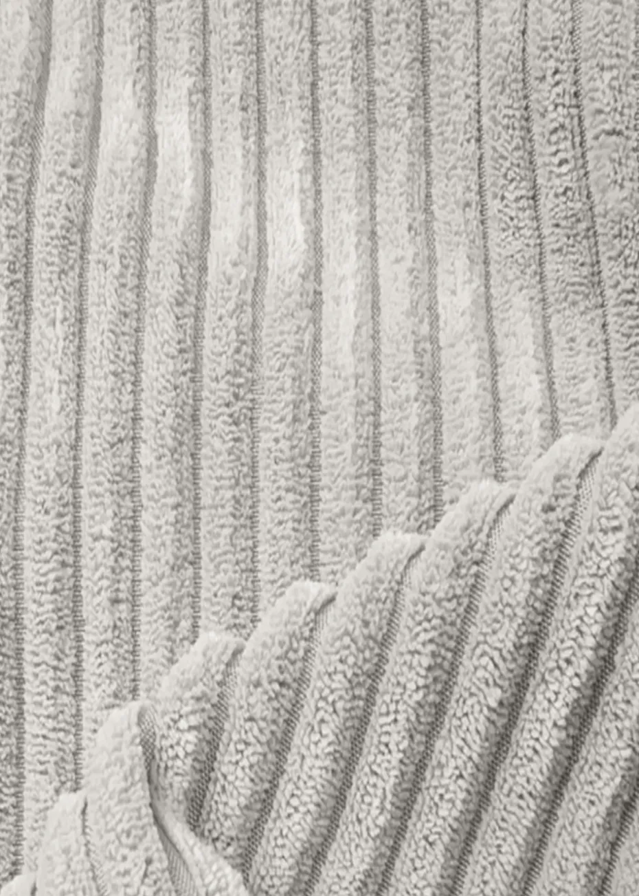 rucomfy Jumbo Cord Burrower Medium Platinum Grey Pet Bed