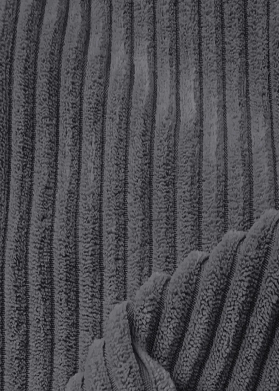 rucomfy Jumbo Cord Burrower Large Slate Grey Pet Bed