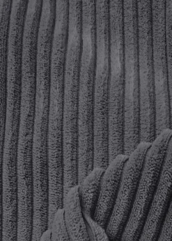 rucomfy Jumbo Cord Burrower Large Slate Grey Pet Bed